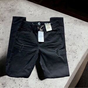 SO Distressed Low Rise Jeans